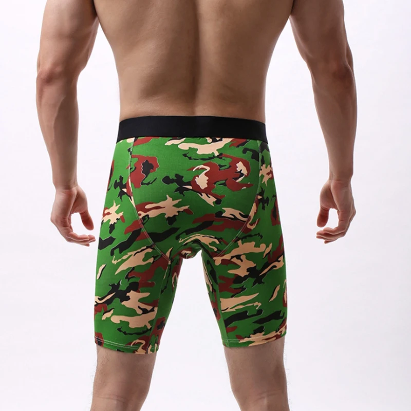 Хлопковые боксеры длинные Ethika размера плюс нижнее белье мужское Calecon Homme