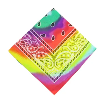 

12PC Bandanas Handkerchief For Men And Women Fashion Print Scarf Soft Durable Bandana Drop Shopping foulard femme W4