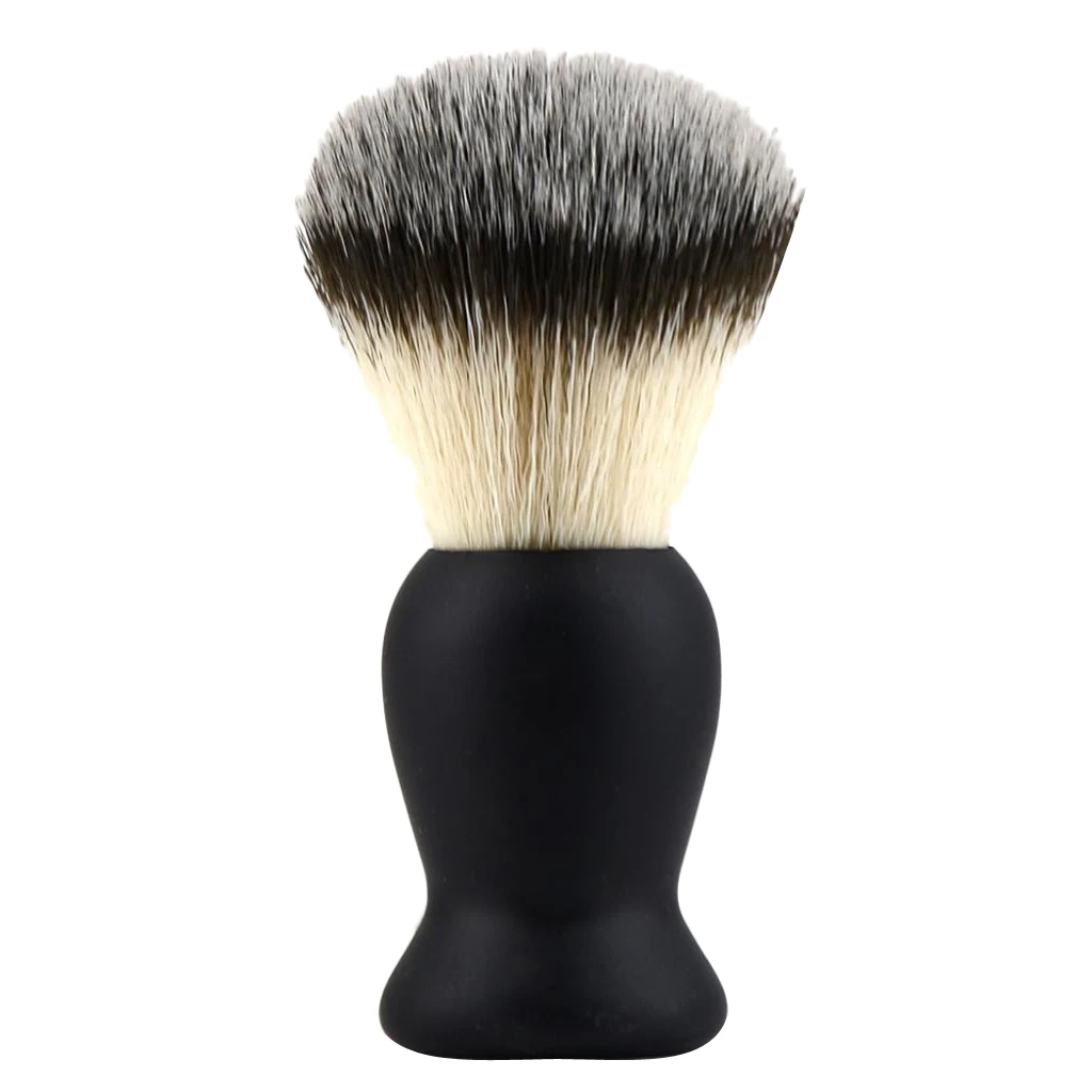 Men Shaving Soft Brush / Hair Removal Beard Moustache Whiskers Cleaning Tool with ABS Handle for Personal Care