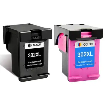 

Ink Cartridge Replacement for HP 302 For HP302 XL Ink Cartridges Deskjet 2130 2131 1110 1111 1112 3630 Printer