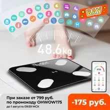 Умные Электронные весы, умный присветодиодный для измерения массы тела и индекса массы тела, с Bluetooth, для ванной комнаты, анализатор состава тела Умные Электронные весы, умный присветодиодный для измерения массы тела и индекса массы тела, с Bluetooth, для ванной комнаты, анализатор состава тела