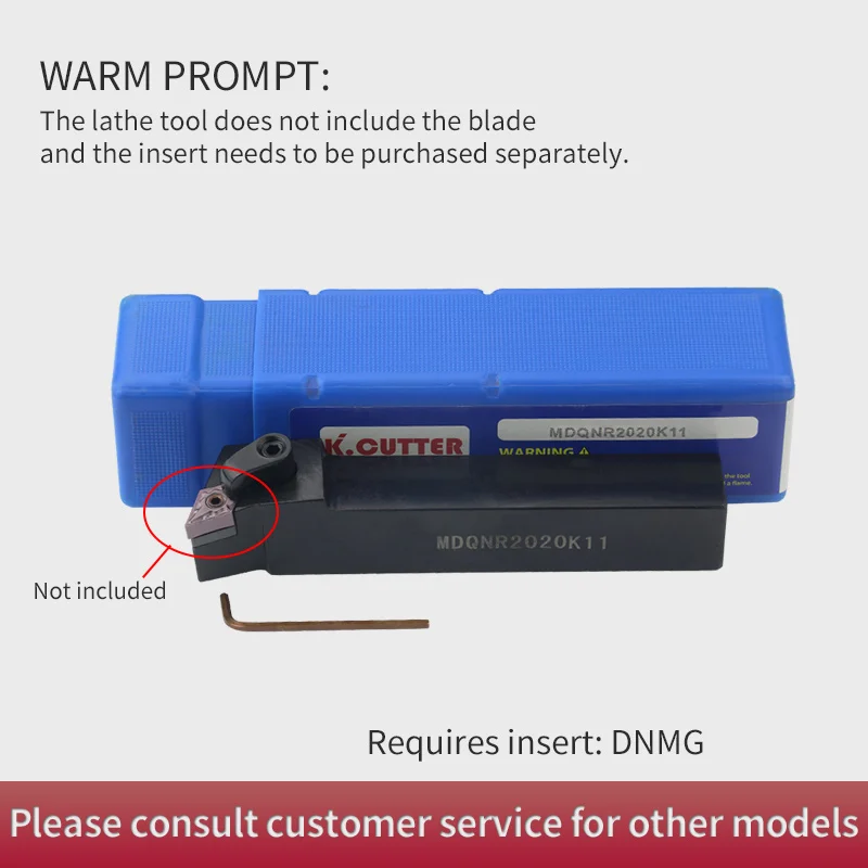 MDQNR1616H11 MDQNR2020K11 MDQNR2525M11 Porte-outil de tournage externe  MDQNR/L outils tour a metaux, Inserts en carbure DNMG, ensemble d'outils de