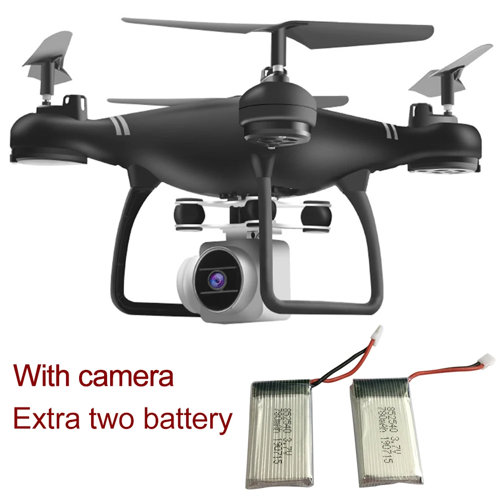extra two battery Складной самолет селфи RC Квадрокоптер Дроны с камерой HD 1080P wifi FPV Дрон - Цвет: extra two battery