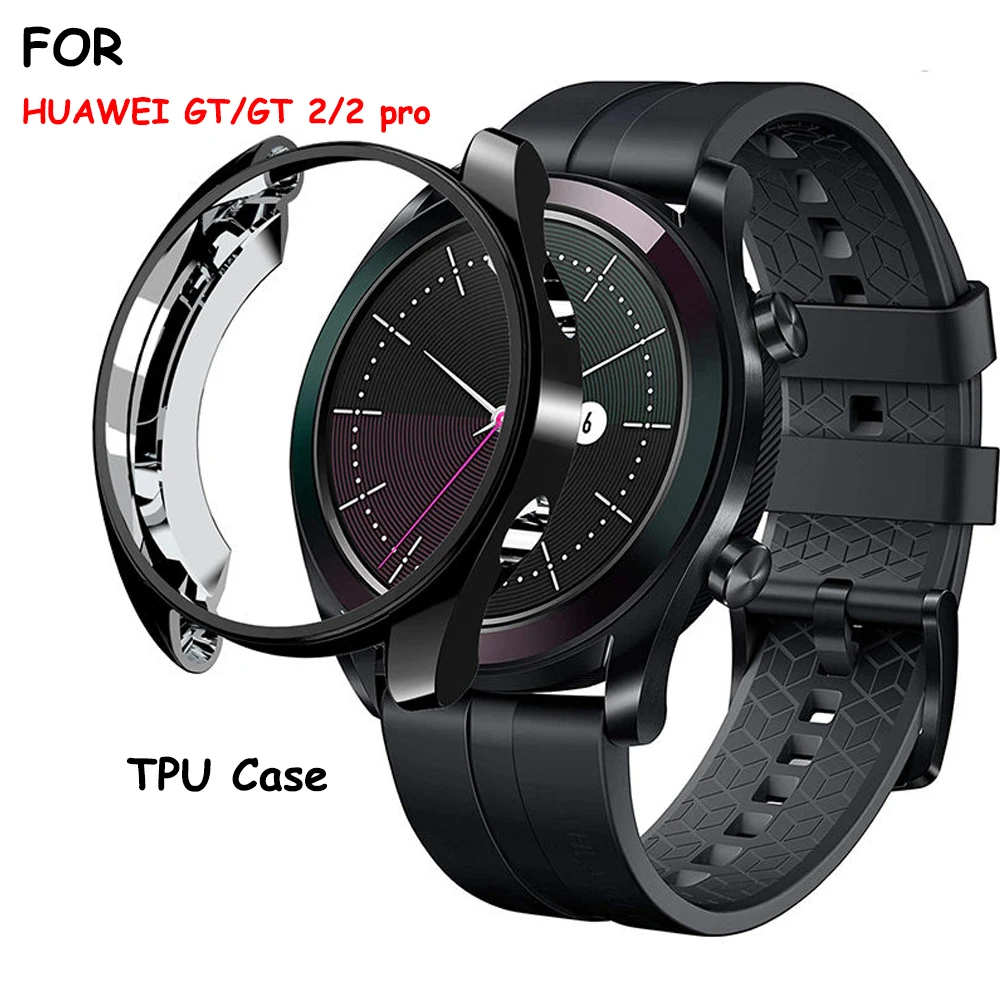 Чехол для Huawei Watch GT/2 мягкий чехол с покрытием из ТПУ умных часов huawei watch gt