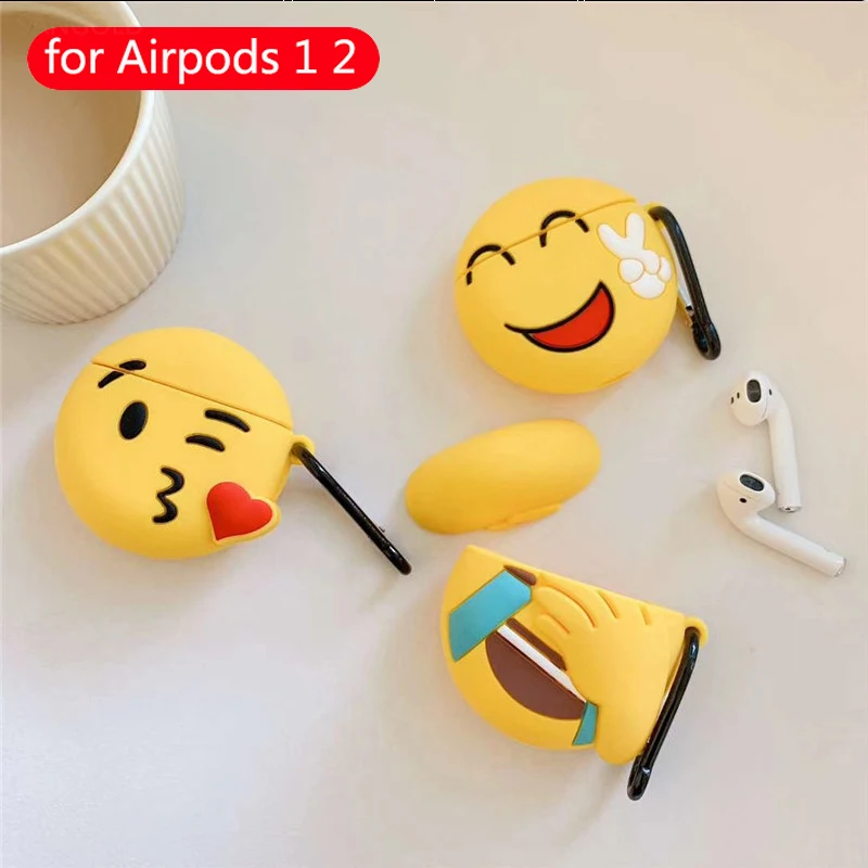 Wireless Bluetooth Earphone Cartoon Cute case For Apple Airpods 2 Headset soft Silicone Protective Cover For Airpods accessories