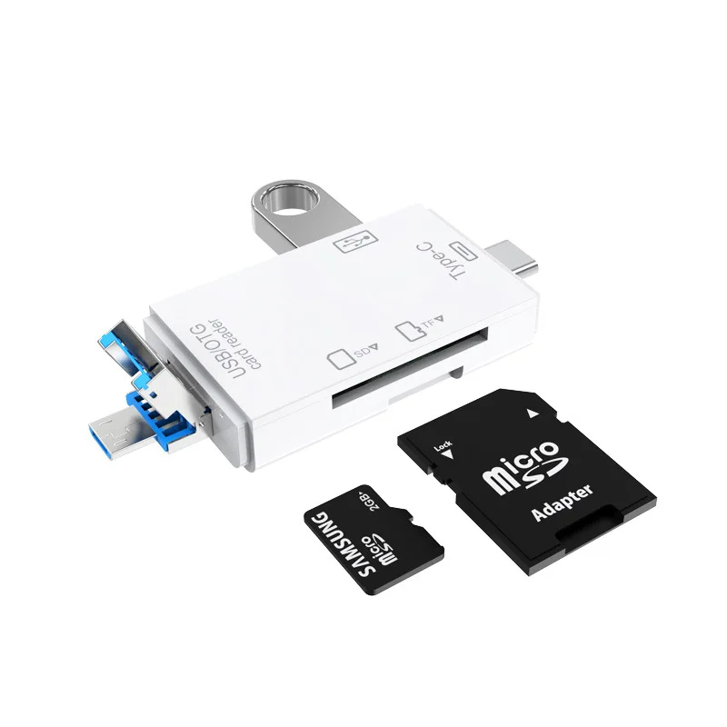 New OTG Card Reader Adapter High Speed USB 2.0 Flash Drive Universal TF/SD for Android Mobile Computer | Мобильные телефоны и