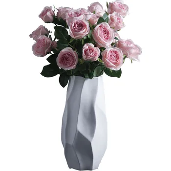 

Nordic Ripple Morandi Origami Ceramic Flower Vase Home Decoration Modern Flower Vase Plant Holder Desk Hydroponics Room Decor