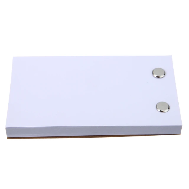 Blank Flip Book Paper With Holes 4X60 Sheets Flipbook Animation Paper With  2 Sizes Of Binding Screws Flippable Paper JS From Qiananshopping, $15.83