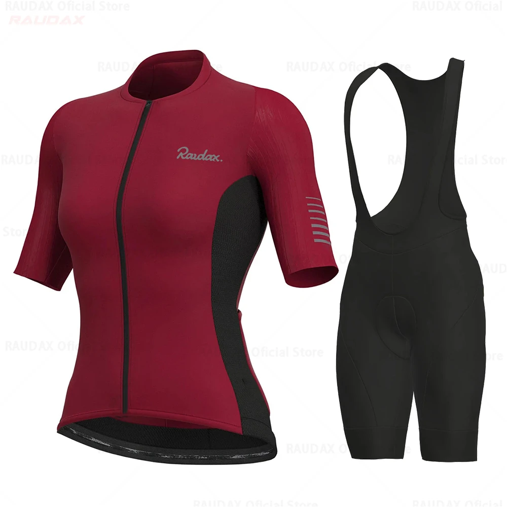 Women Cycling Clothing Raudax Ropa Ciclismo Mujer Short Sleeve Cycling Jersey Mtb Bike Uniforme Maillot Ciclismo Triathlon cycling jersey cycling shirt
