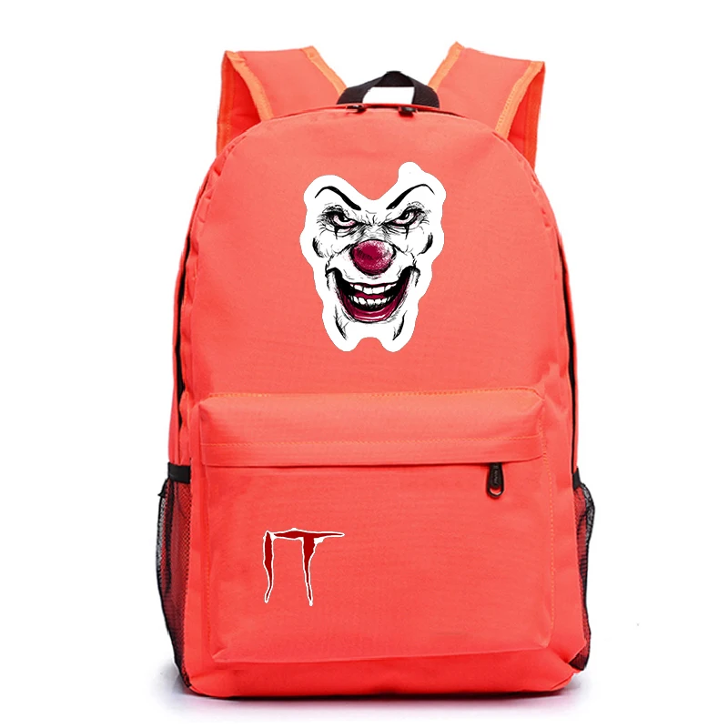 School Bag 4 Женский Мужской рюкзак It Chapter с двумя принтами унисекс холщовый рюкзак для отдыха колледжа ноутбук дорожные школьные сумки Повседневная сумочка - Цвет: School Bag 4