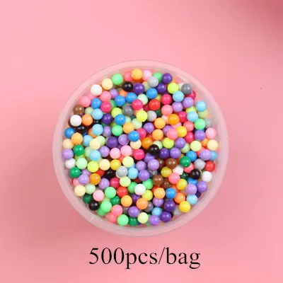 200-1000 шт 3D головоломка игрушка для детей развивающие спрей бусины Juguetes Твердые хрустальные алмазные перлер бусины головоломки игрушки - Цвет: JC001-500pcs