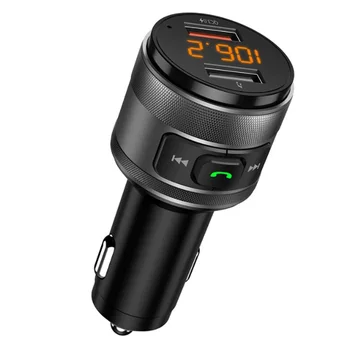 

Bakeey QC3.0 Dual USB Car Charger LED Display Universal bluetooth FM Transmitter Car Charger MP3 Player For Xiaomi Mobile Phone