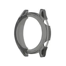 Transparent TPU Protective Case for Huawei Watch GT 46mm - Sport & Classic Version (Black)