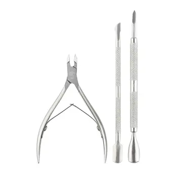 

Nail Art Stainless Steel Edge Nails Metal Cuticle Nipper For Removing Gel Nail Cutter Clipper Manicure Tool