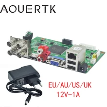 AOUERTK 1080 P/1080N/5MP 5in1AHD CVI TVI CVBS 4CH плата CCTV DVR H.265/H.264 1* SATA XMEYE