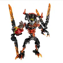 KSZ 613-2 Биохимический воин Bionicle Lava Beast строительные блоки кирпичи Детский Рождественский подарок совместим с 71313