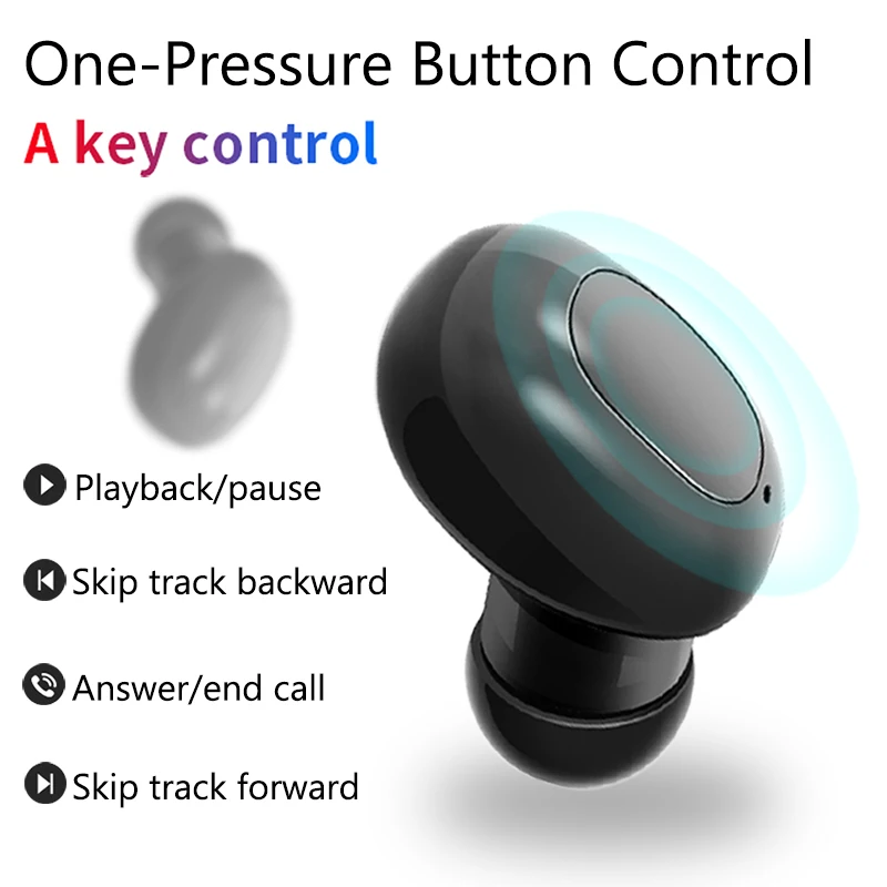 Bluetooth V5 0 Earphone Wireless Earphones Stereo Sport Wireless Earbuds Headset For iPhone Xiaomi With Charging Box