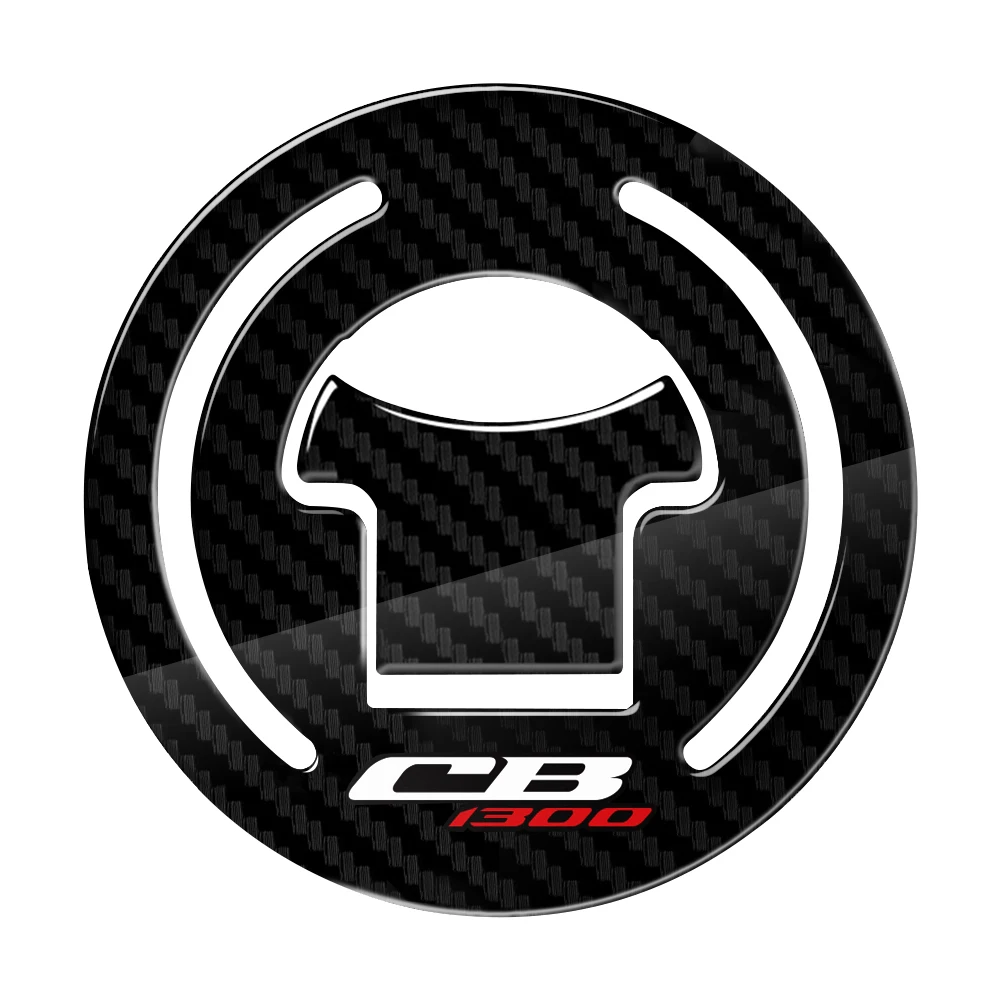 3D Carbon-look Motorcycle Fuel Gas Oil Cap Tank Pad Tankpad Protector Sticker For HONDA CB1300 X4 1998-2003