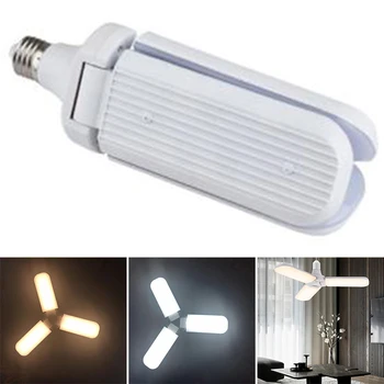 

Three Blade Work Light Bulb Adjustable Foldable Garage Ceiling Outdoor