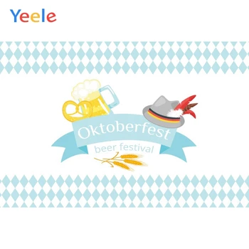 

Oktoberfest Party Decor Beer Cloth Breads Photography Backdrops Personalized Photographic Backgrounds For Photo Studio