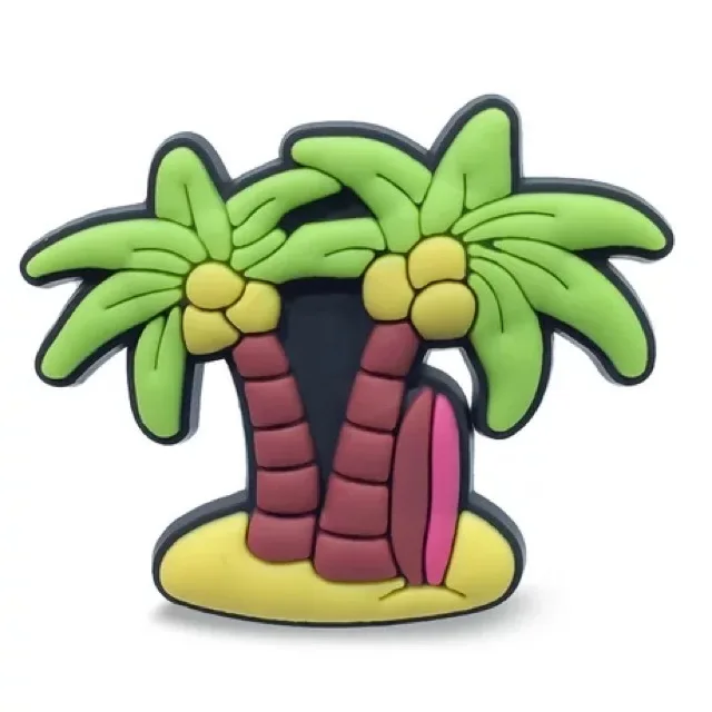 High Imitation 1PCS PVC Shoe Charms Cactus/ Luggage/Sunglasses/Jet Plane Shoe Decoration Accessories for Croc jibz Kid's Party 14