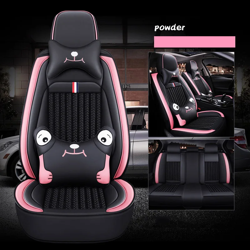 car believe leather car seat cover For chevrolet captiva tahoe cruze 2012 colorado spark 2011 aveo t250 accessories seat covers - Color Name: Color 10