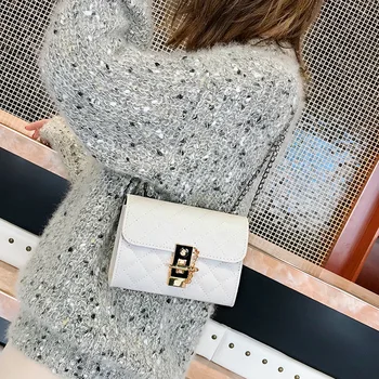 

Chain Small Bag Female Spring New Leisure Small Fragrant Fashion Diagonal Female Bag