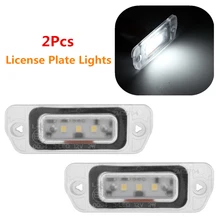 2x Canbus Error Free Led Number Plate Lights Bulbs For Mercedes Benz W164 X164 W251 ML GL R Class License Plate Lamp White 6000K