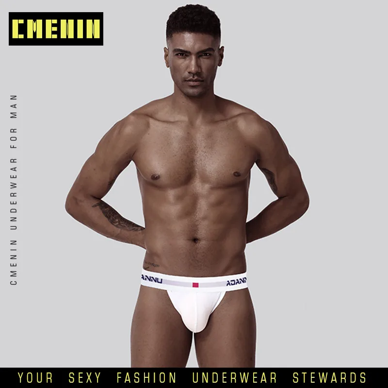 

CMENIN 2020 New Gay Men Sexy Underwear Thong Men Jockstrap Tanga Sissy Panties Mens Thongs And G strings Men Lingerie AD46