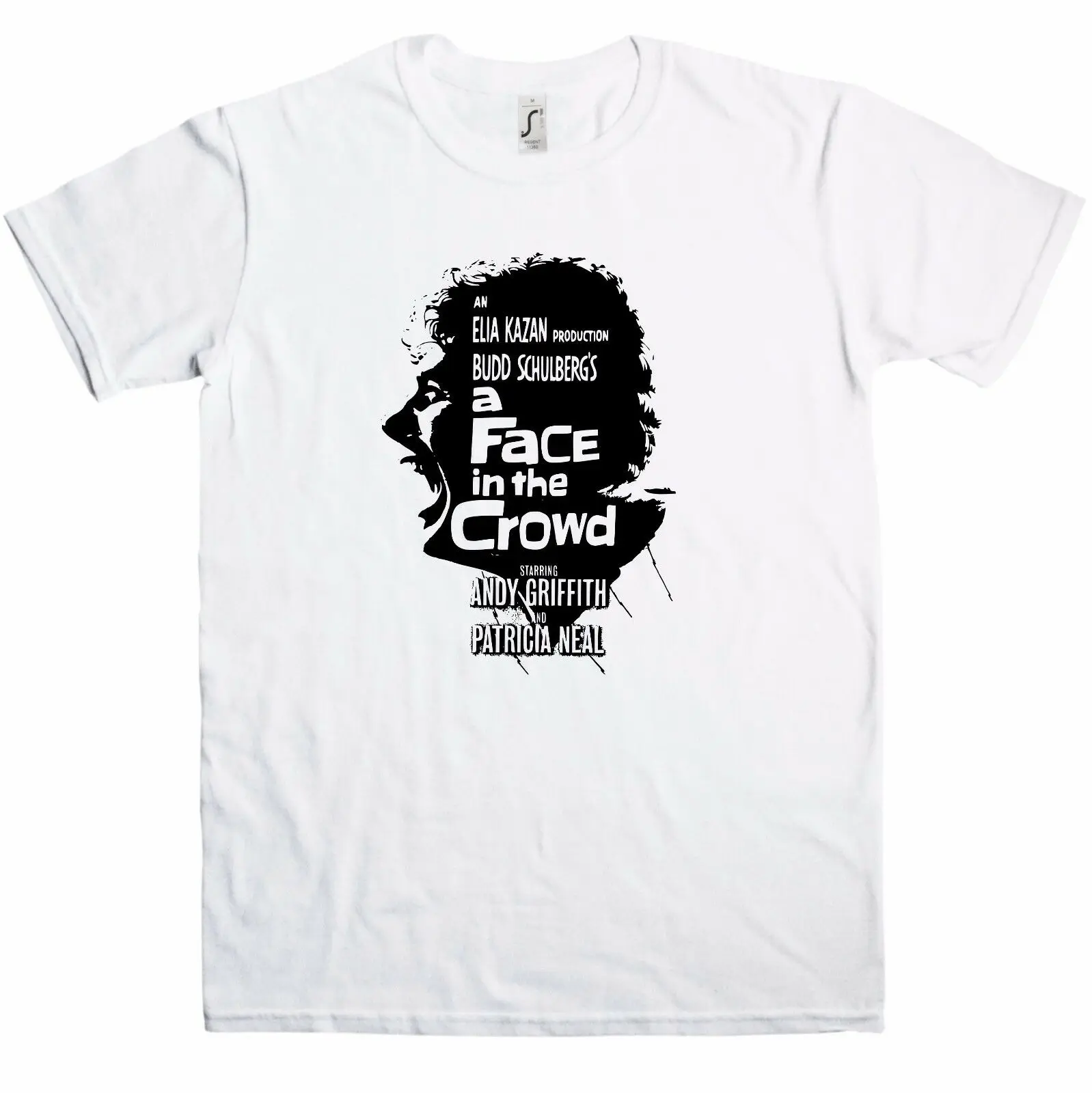 A Face in The Crowd T Shirt Retro Anni 50 Film Varie Taglie Colori Long Sleeve Hoddies unisex hoddie short sleeve Tee Free |