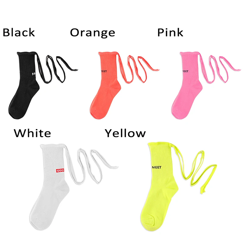 CXZD модные высококачественные хлопковые носки Kawaii с завязками, японские носки с завязками, женские повседневные и удобные розовые носки
