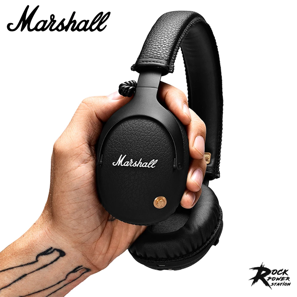 Наушники Marshall Monitor Bluetooth беспроводная гарнитура шумоизоляция глубокие басы