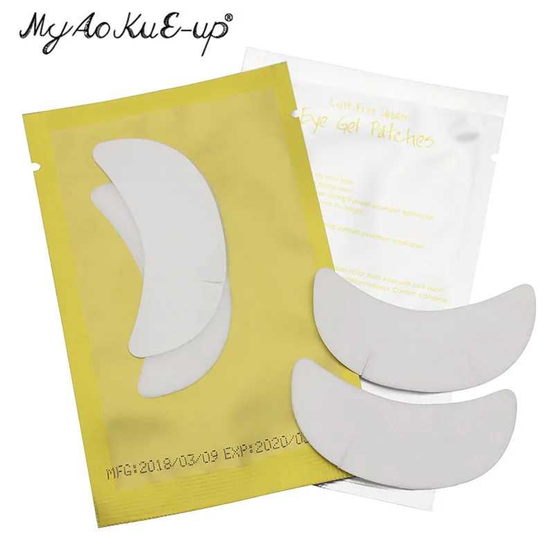 Gold bost shape Хит, 50 пар бумажные накладки для наращивания ресниц, прививочные наклейки для глаз, 11 цветов, накладки для ресниц под глазами, бумажные накладки для глаз, наклейки - Цвет: Gold bost shape