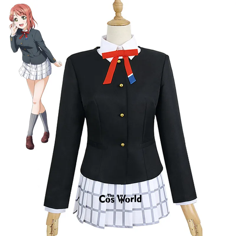 

Love Live! Nijigasaki High School Idol Club Uehara Ayumu School Uniform Outfit Anime Customize Cosplay Costumes