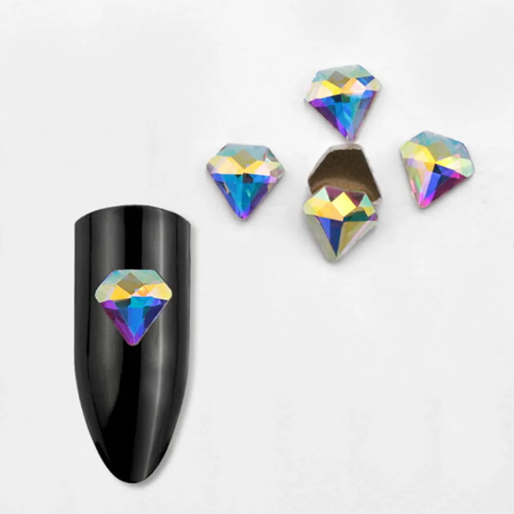 9 20 шт дизайн ногтей 3D DIY Стразы Многоцветный Кристалл Блестящий слеза капля алмаза украшение камнями инструмент для нейл-арта - Цвет: 9