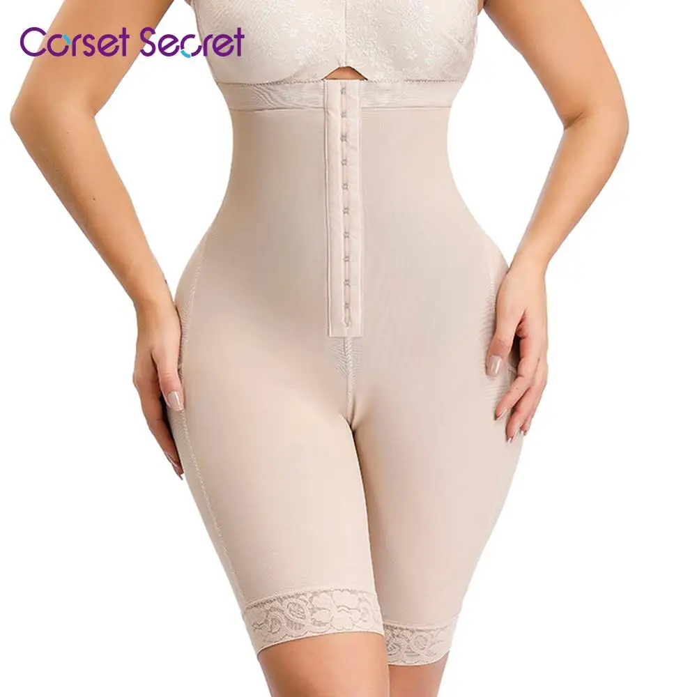 Корсет Secret, женское корректирующее белье с высокой талией, с крючками, спереди, с подтяжками, женское нижнее белье