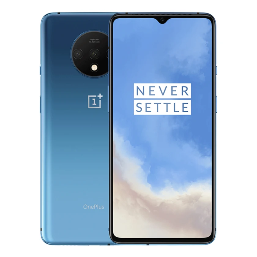 OnePlus 7T мобильный телефон 8 Гб 128 ГБ 6,55 дюймов AMOLED экран Snapdragon 855 Plus Восьмиядерный 48мп Тройная камера NFC UFS 3,0 смартфон