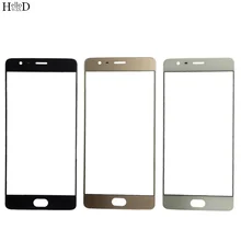 Mobile Front Glass For One Plus 1+3 Front Outer Glass LCD Outer Glass ( No Touch Screen ) Repair Parts With OCA Glue
