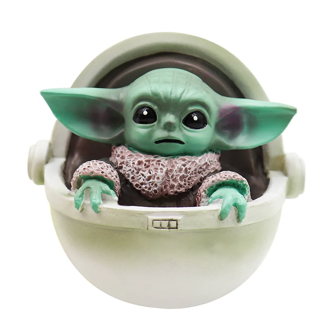 The Mandalorian Season 2 Yoda Baby space bin model Action Toy Figures Hand-made resin collection ornaments | Игрушки и хобби