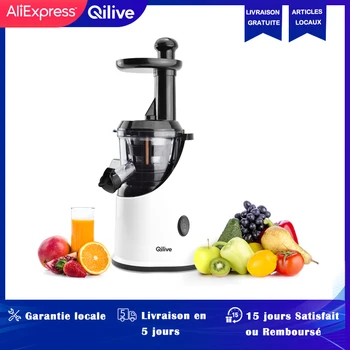 

Qilive Automatic Masticating Juicer Blender Mixer High Power Food Processor Ice Smoothies Fruit Extractor Squeezer Juicer