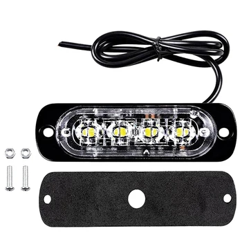 

Dustproof Car Urgent Light Bar Off-Road Fog 12-24V 12W 4LED Warning Bulbs Parts