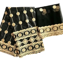 Базен riche getzner черный Африканский Базен riche ткань последние бисером Базен riche getzner brode с вышивкой кружева fo платье