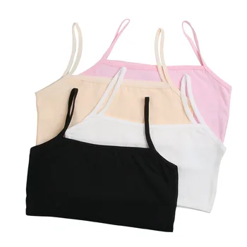 

girls training bras dancing tops kids camisole cotton girls clothing