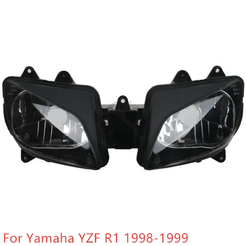 Аксессуары для мотоциклов передняя фара для Yamaha YZF R1 98-99 2000-2001 02-03 04-06 07-08 2009-2011 - Цвет: style1