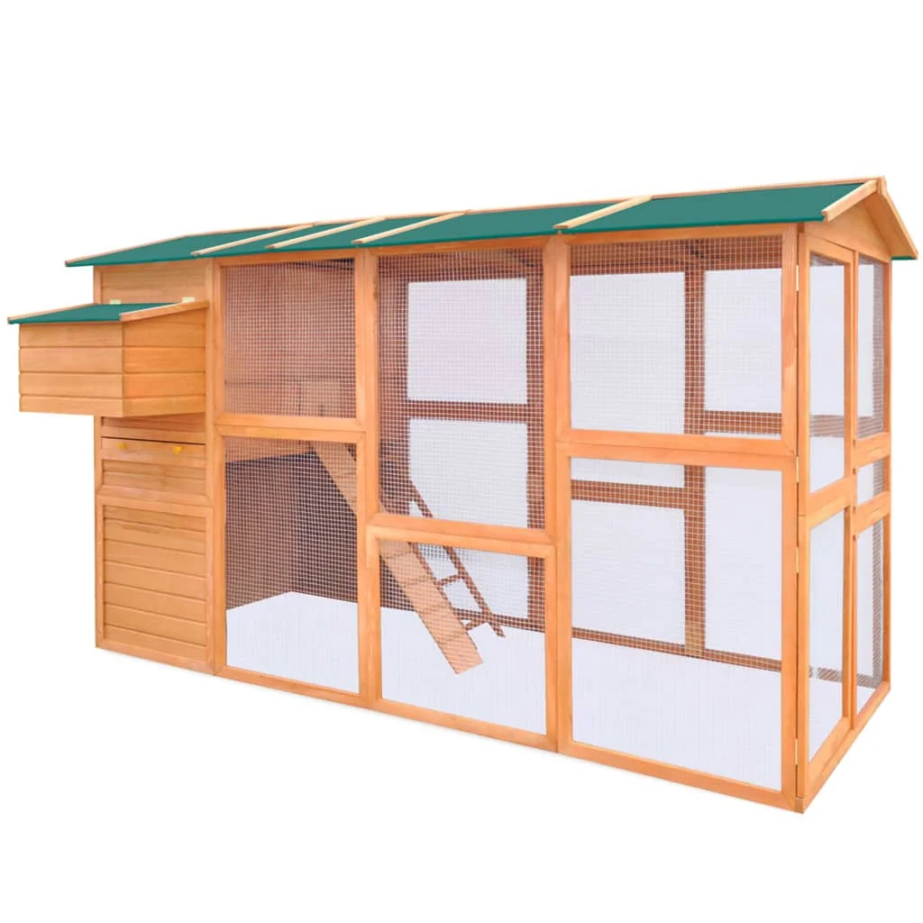 Курятник из дерева 116 &quotx 64 2&quot x 67 &quotкоричневый куриный Домик железной