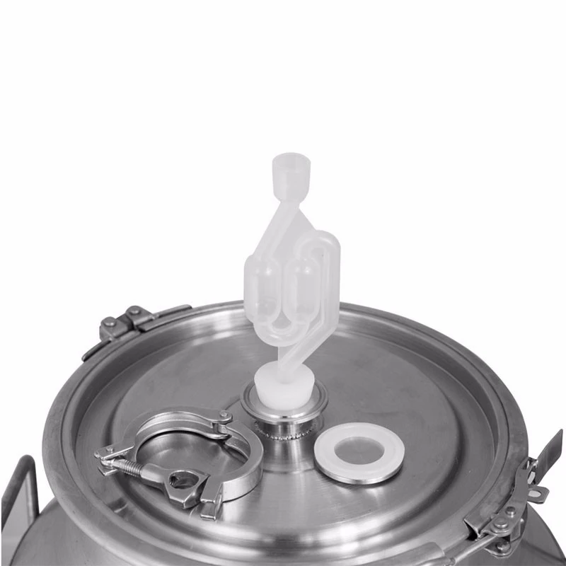 2 шт./лот для домашнего пивоварения Вино брожение Airlock с силиконовыми пробками Plug Airlock уплотнение клапан Bubbler ферментация пивоварения инструменты