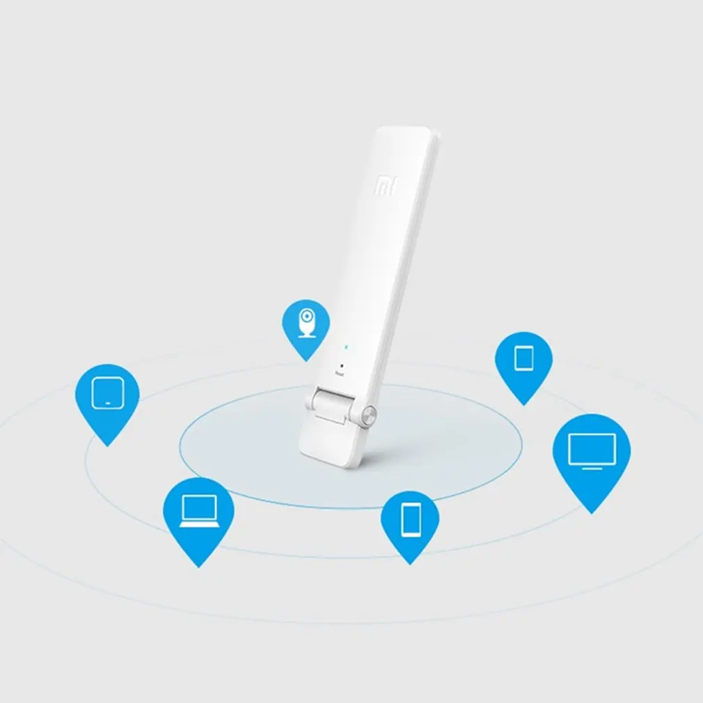 Xiaomi Wi-Fi ретранслятор 2 усилитель-удлинитель 2 Универсальный Repitidor Wi-Fi адаптер 300 Мбит/с расширитель сигнала беспроводной
