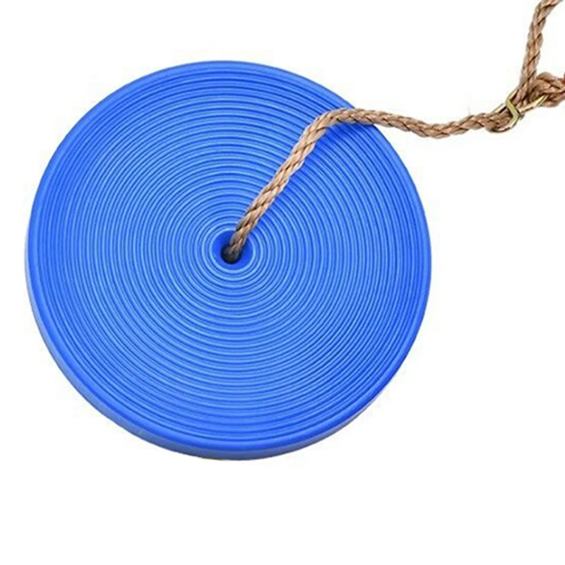 

Outdoor Plastic Disc Children'S Swing Disc Swing Climbing Swing For Garden Playground Camping Playing Sport Toy