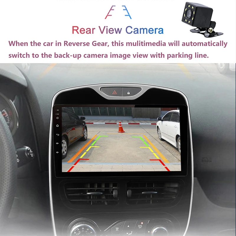 Android 10 2Din Car Radio GPS For RENAULT Clio 3 4 2012- Autoradio Multimedia 10.1 INCH Stereo Video Audio Player Navigation