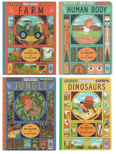 4 книги/лот жизнь на Земле книги для подростков детские английском языке